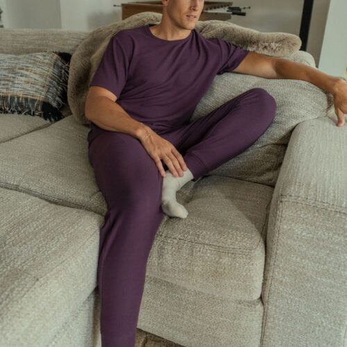 Men's Bamboo Lounge Pants in English Ivy