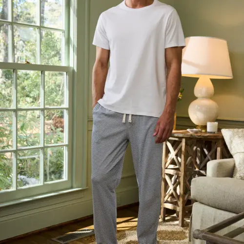 Men’s 3-Piece Navy Stripe Sleep Set