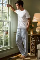 Men’s 3-Piece Navy Stripe Sleep Set