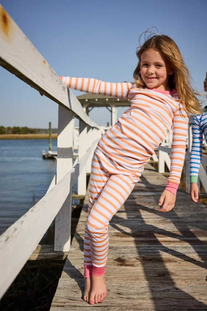Melon Hull Stripe Long Sleeve Set - Image 2
