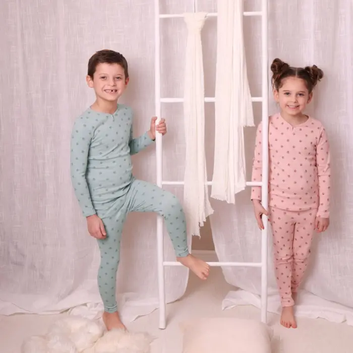 Unisex Kids Pajamas – Cute Printed Long Sleeve Sleepwear - Image 3