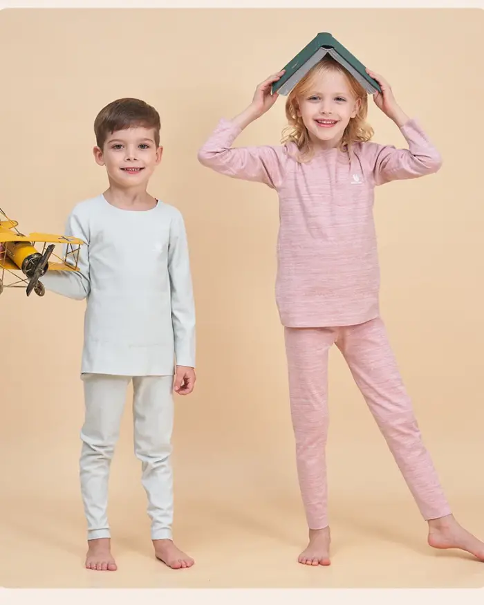 Unisex Kids Pajamas – Soft Cotton Long Sleeve Sleepwear Set - Image 3