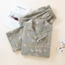 Short-Sleeve Dog Print Pajama Set