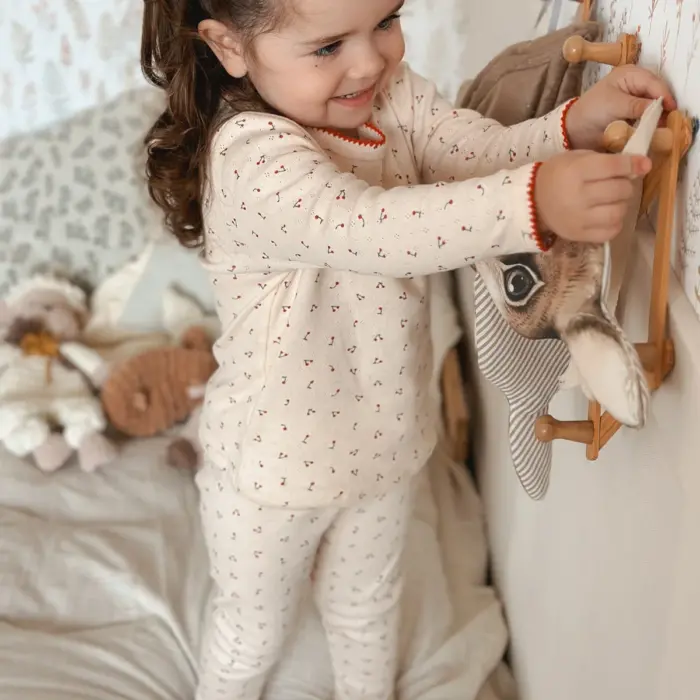 Toddler Printed Pajamas – Soft Cotton Long Sleeve Sleepwear - Image 3